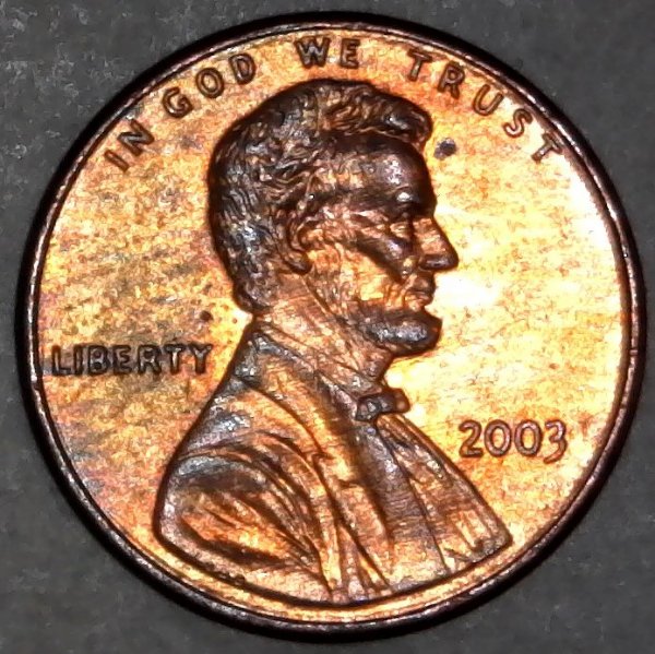 2003-P-Lincoln-Memorial-Cent-With-Nice-Column-Bar-DDR!-On-The-Right
